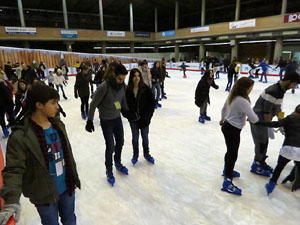 Nadal 2017. Pista de gel i tobogan a Fira de Girona