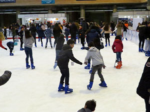 Nadal 2017. Pista de gel i tobogan a Fira de Girona