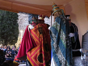 La Cavalcada de Reis 2018. El campament reial als Jardins de la Muralla
