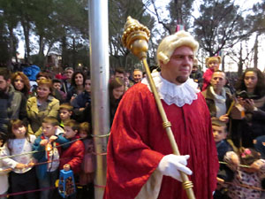 La Cavalcada de Reis 2018. El campament reial als Jardins de la Muralla