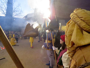 La Cavalcada de Reis 2018. El campament reial als Jardins de la Muralla