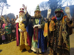 La Cavalcada de Reis 2018. El campament reial als Jardins de la Muralla