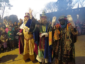 La Cavalcada de Reis 2018. El campament reial als Jardins de la Muralla