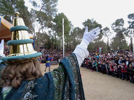 La Cavalcada de Reis 2018. El campament reial als Jardins de la Muralla