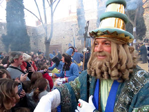 La Cavalcada de Reis 2018. El campament reial als Jardins de la Muralla