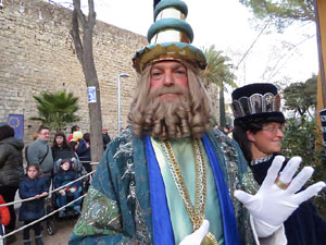 La Cavalcada de Reis 2018. El campament reial als Jardins de la Muralla