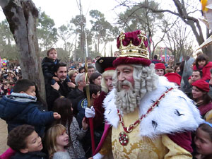 La Cavalcada de Reis 2018. El campament reial als Jardins de la Muralla