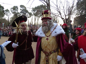 La Cavalcada de Reis 2018. El campament reial als Jardins de la Muralla