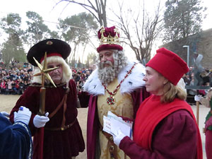 La Cavalcada de Reis 2018. El campament reial als Jardins de la Muralla