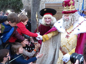 La Cavalcada de Reis 2018. El campament reial als Jardins de la Muralla