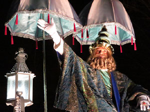 La Cavalcada de Reis 2018. Desfilada pels carrers de la ciutat, fins la pla&ccedil;a del Vi