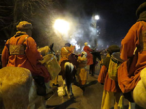La Cavalcada de Reis 2018. Desfilada pels carrers de la ciutat, fins la pla&ccedil;a del Vi