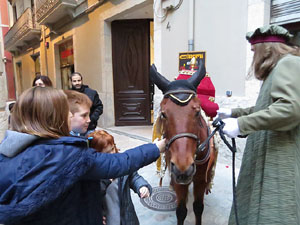 La Cavalcada de Reis 2018. La precavalcada des de la Mercè pels carrers de Girona