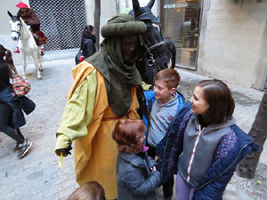 La Cavalcada de Reis 2018. La precavalcada des de la Mercè pels carrers de Girona
