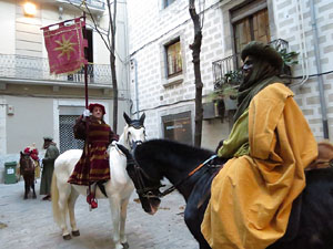 La Cavalcada de Reis 2018. La precavalcada des de la Mercè pels carrers de Girona