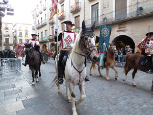 La Cavalcada de Reis 2018. La precavalcada des de la Mercè pels carrers de Girona