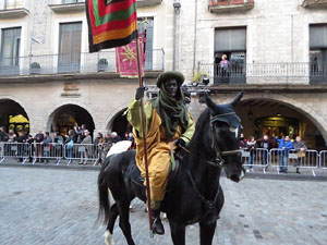 La Cavalcada de Reis 2018. La precavalcada des de la Mercè pels carrers de Girona