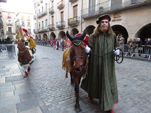 La Cavalcada de Reis 2018. La precavalcada des de la Mercè pels carrers de Girona