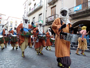 La Cavalcada de Reis 2018. La precavalcada des de la Mercè pels carrers de Girona