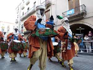 La Cavalcada de Reis 2018. La precavalcada des de la Mercè pels carrers de Girona