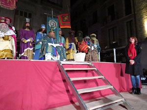La Cavalcada de Reis 2018. Rebuda de la Cavalcada