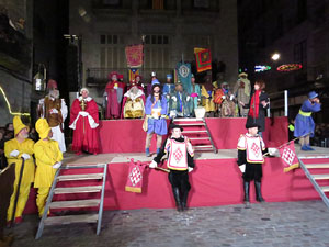 La Cavalcada de Reis 2018. Rebuda de la Cavalcada