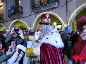 La Cavalcada de Reis 2018. Rebuda de la Cavalcada