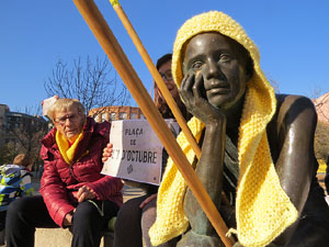 Canvi de nom de la plaça Constitució per plaça de l'1 d'octubre