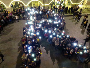 'R' de república. Acte per commemorar el primer mes de la proclamació de la República, a la plaça