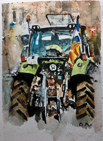 Dibuix de l'esdeveniment, de Fonsu Mateu Riera