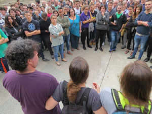 1 d'octubre 2017. Votaci&oacute; del refer&egrave;ndum a l'escola Eiximenis