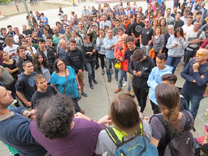 1 d'octubre 2017. Votaci&oacute; del refer&egrave;ndum a l'escola Eiximenis