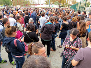 1 d'octubre 2017. Votaci&oacute; del refer&egrave;ndum a l'escola Eiximenis