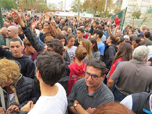 1 d'octubre 2017. Votaci&oacute; del refer&egrave;ndum a l'escola Eiximenis