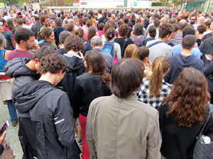 1 d'octubre 2017. Votaci&oacute; del refer&egrave;ndum a l'escola Eiximenis