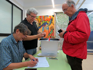 1 d'octubre 2017. Votaci&oacute; del refer&egrave;ndum a l'escola Eiximenis