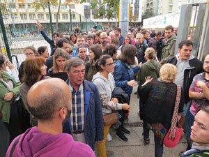1 d'octubre 2017. Votaci&oacute; del refer&egrave;ndum a l'escola Eiximenis