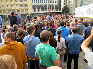 1 d'octubre 2017. Votaci&oacute; del refer&egrave;ndum a l'escola Eiximenis