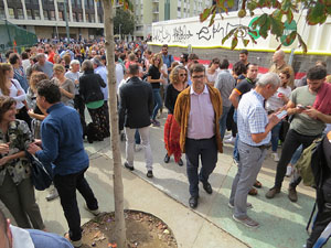 1 d'octubre 2017. Votaci&oacute; del refer&egrave;ndum a l'escola Eiximenis