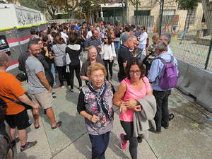 1 d'octubre 2017. Votaci&oacute; del refer&egrave;ndum a l'escola Eiximenis