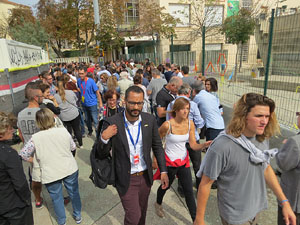 1 d'octubre 2017. Votaci&oacute; del refer&egrave;ndum a l'escola Eiximenis
