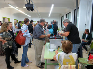 1 d'octubre 2017. Votaci&oacute; del refer&egrave;ndum a l'escola Eiximenis