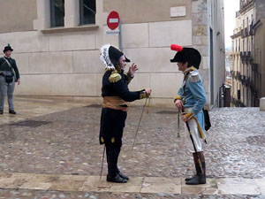 X Festa Reviu els Setges Napole&ograve;nics de Girona. Combat a la pla&ccedil;a de Sant Dom&egrave;nec