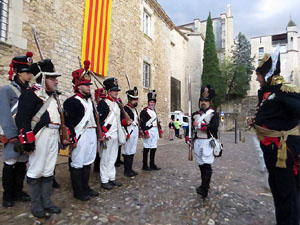 X Festa Reviu els Setges Napole&ograve;nics de Girona. Combat a la pla&ccedil;a de Sant Dom&egrave;nec