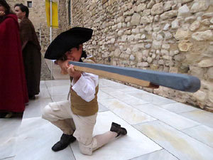 X Festa Reviu els Setges Napole&ograve;nics de Girona. Combat a la pla&ccedil;a de Sant Dom&egrave;nec