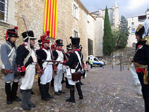 X Festa Reviu els Setges Napole&ograve;nics de Girona. Combat a la pla&ccedil;a de Sant Dom&egrave;nec