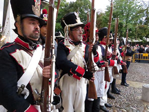 X Festa Reviu els Setges Napole&ograve;nics de Girona. Combat a la pla&ccedil;a de Sant Dom&egrave;nec