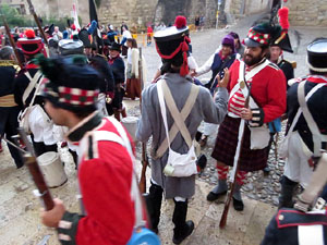 X Festa Reviu els Setges Napole&ograve;nics de Girona. Combat a la pla&ccedil;a de Sant Dom&egrave;nec