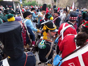 X Festa Reviu els Setges Napole&ograve;nics de Girona. Combat a la pla&ccedil;a de Sant Dom&egrave;nec