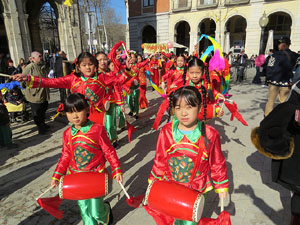 Celebraci&oacute; de l'any nou xin&egrave;s, el 4716, any del Gos, a Girona